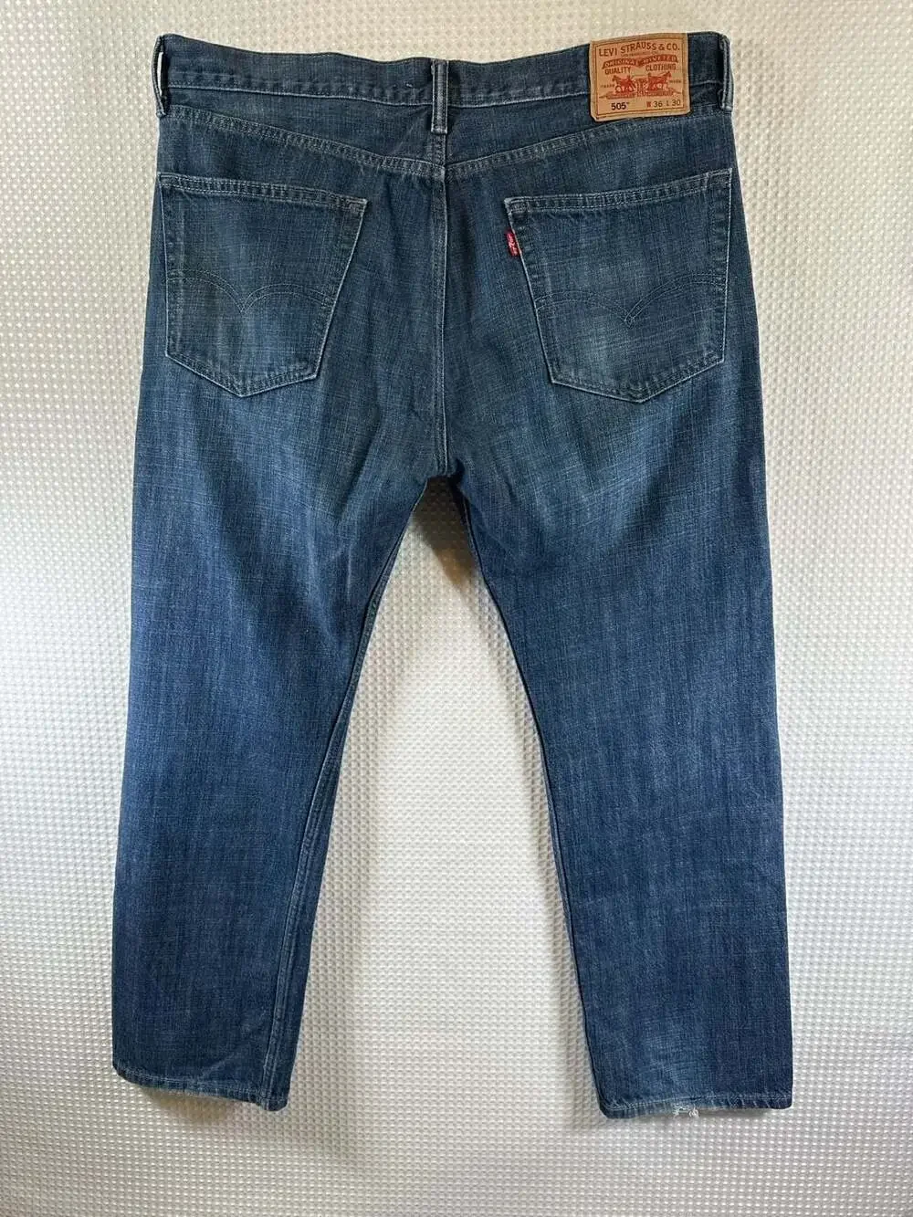 Levi's 505 Straight Fit Medium Wash Denim Jeans